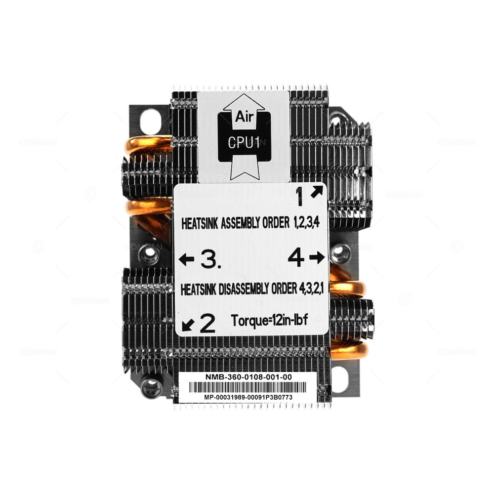 NMB-360-0108-001-00 HEATSINK FOR LGA-3647 HF20 NIMBLE STORAGE SYSTEM NODE LGA-3647
